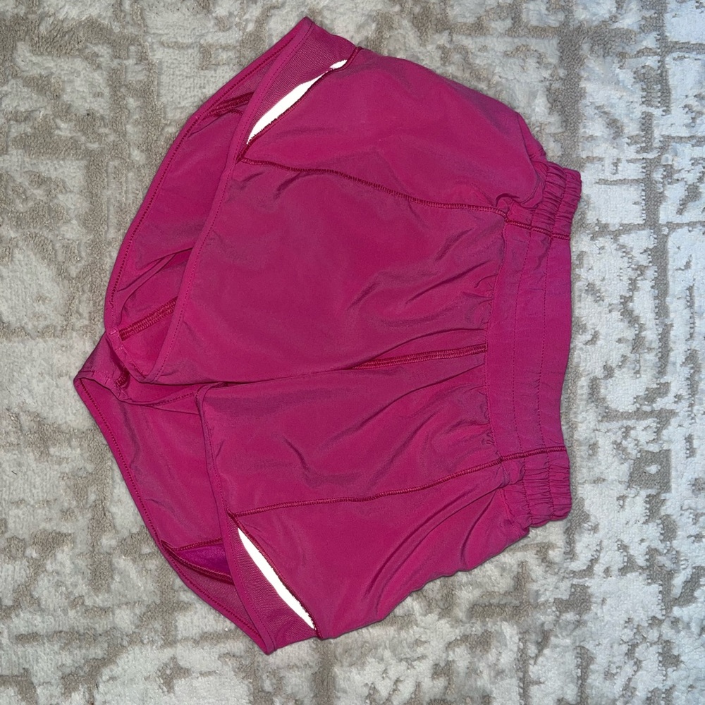 lululemon athletica Magenta Athletic Shorts